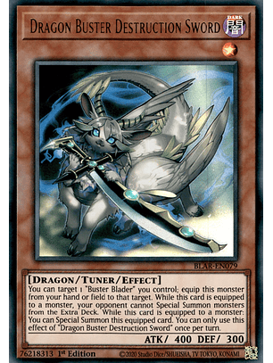 Dragon Buster Destruction Sword - BLAR-EN079 - Ultra Rare