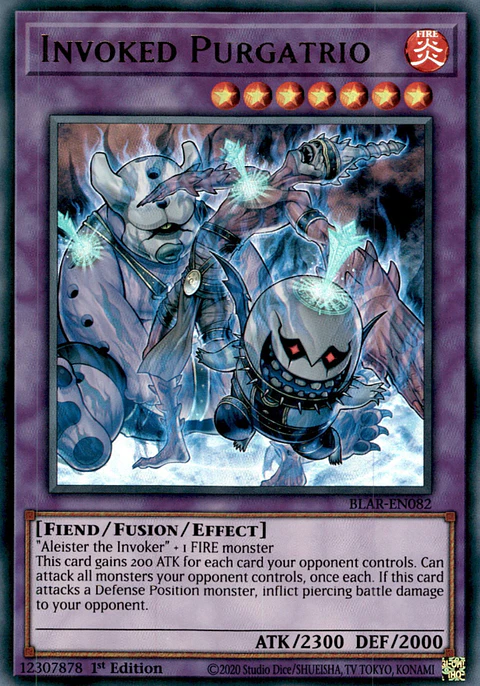 Invoked Purgatrio - BLAR-EN082 - Ultra Rare 