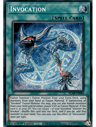 Invocation - BLAR-EN084 - Secret Rare