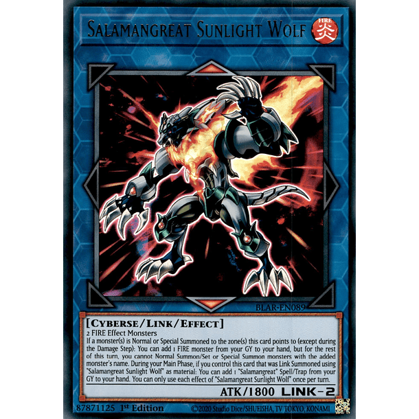 Salamangreat Sunlight Wolf - BLAR-EN089 - Ultra Rare