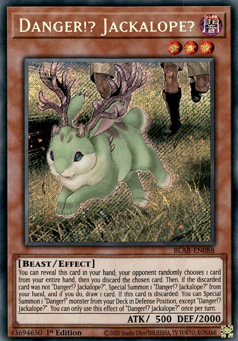 Danger!? Jackalope? - BLAR-EN088 - Secret Rare
