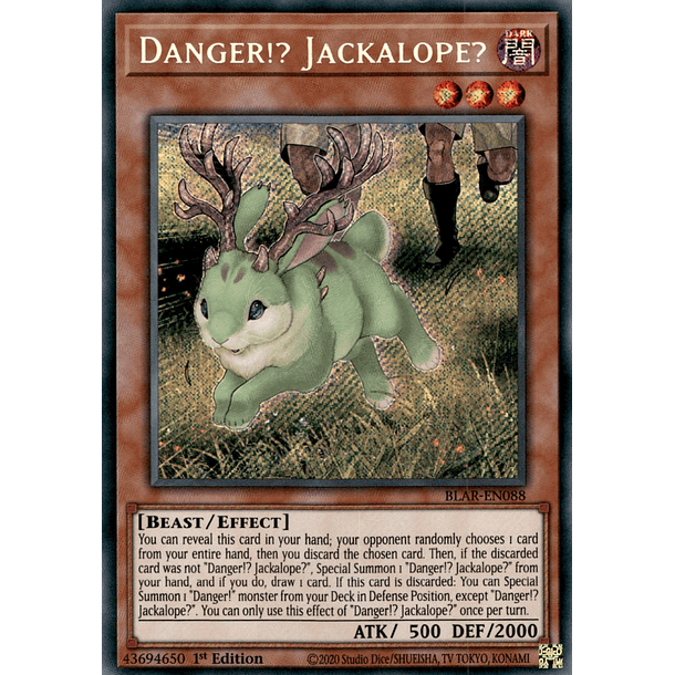 Danger!? Jackalope? - BLAR-EN088 - Secret Rare