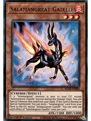 Salamangreat Gazelle - BLAR-EN090 - Ultra Rare