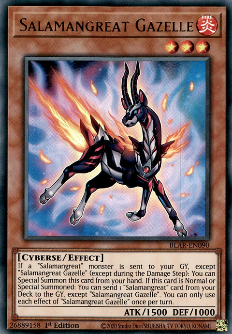 Salamangreat Gazelle - BLAR-EN090 - Ultra Rare