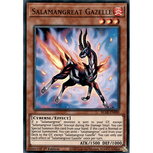 Salamangreat Gazelle - BLAR-EN090 - Ultra Rare