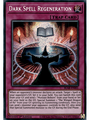 Dark Spell Regeneration - BLAR-EN001 - Secret Rare