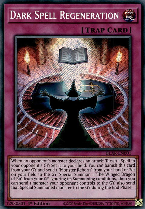 Dark Spell Regeneration - BLAR-EN001 - Secret Rare