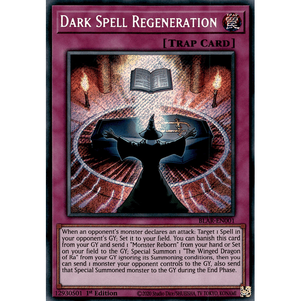 Dark Spell Regeneration - BLAR-EN001 - Secret Rare