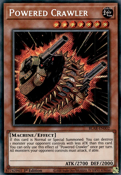 Powered Crawler - BLAR-EN002 - Secret Rare 