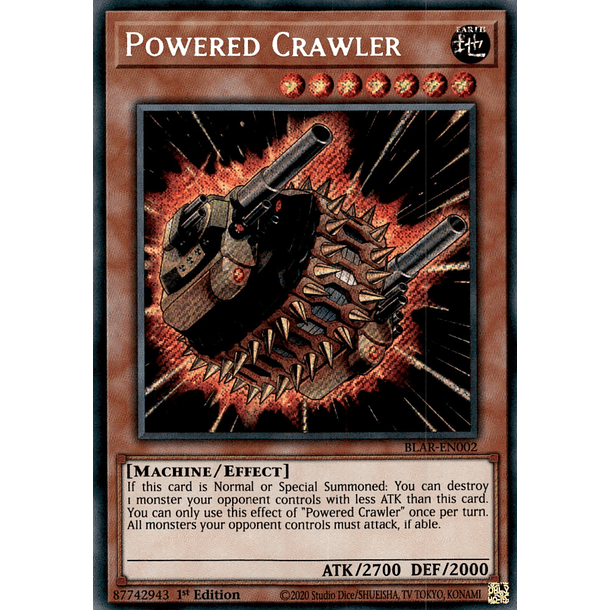 Powered Crawler - BLAR-EN002 - Secret Rare 