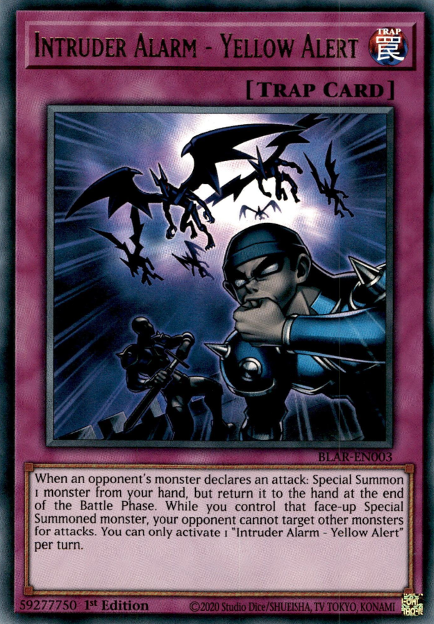 Intruder Alarm - Yellow Alert - BLAR-EN003 - Ultra Rare 1