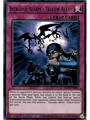 Intruder Alarm - Yellow Alert - BLAR-EN003 - Ultra Rare