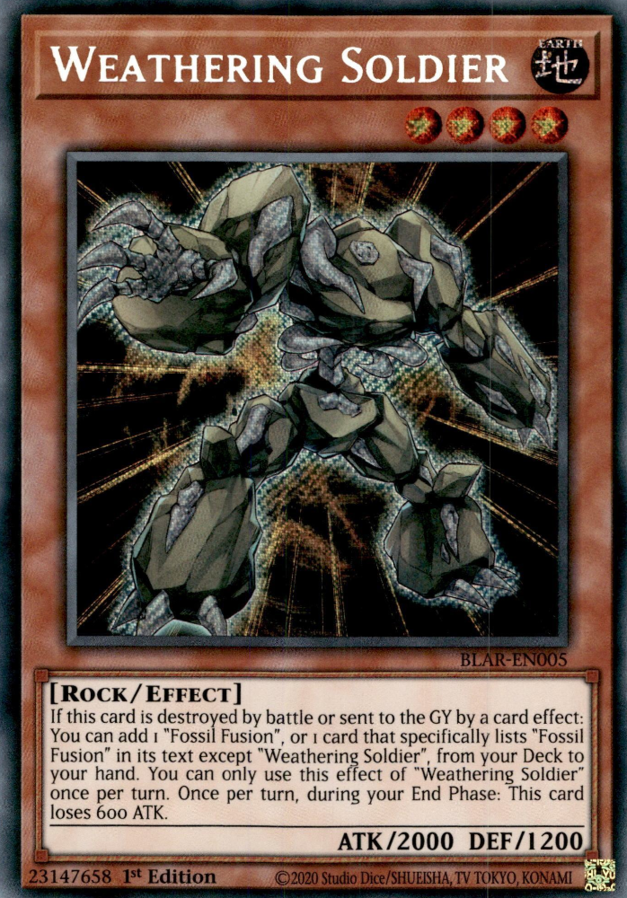 Weathering Soldier - BLAR-EN005 - Secret Rare 1