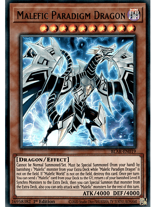 Malefic Paradigm Dragon - BLAR-EN019 - Ultra Rare