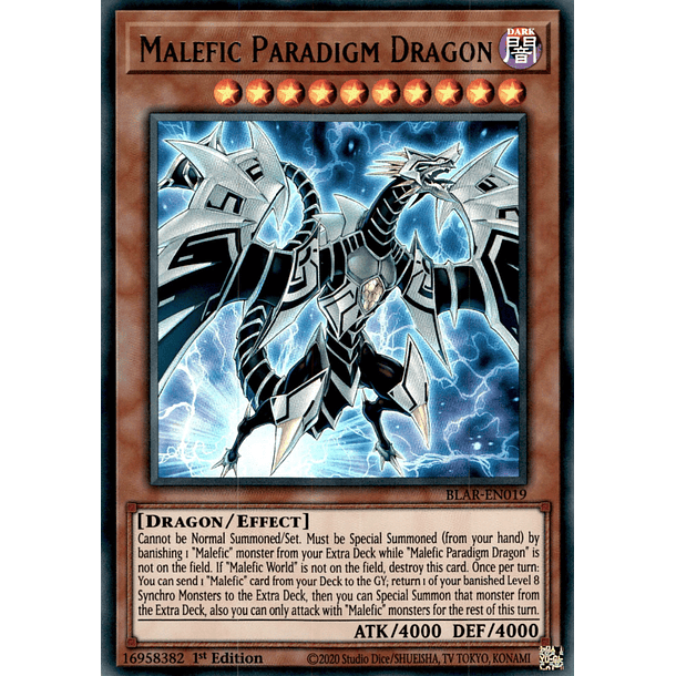 Malefic Paradigm Dragon - BLAR-EN019 - Ultra Rare