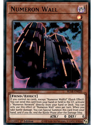 Numeron Wall - BLAR-EN020 - Ultra Rare