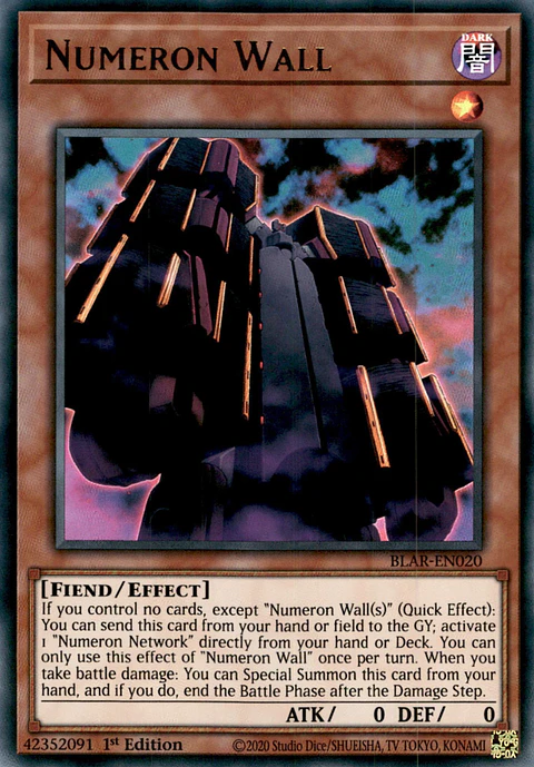 Numeron Wall - BLAR-EN020 - Ultra Rare