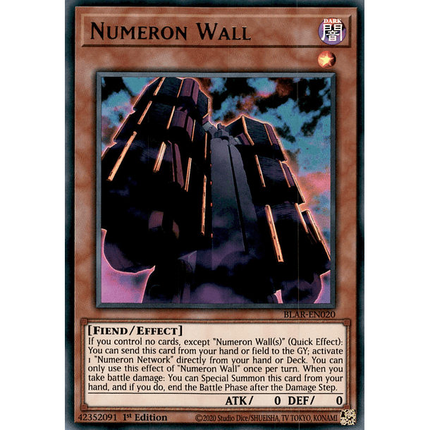 Numeron Wall - BLAR-EN020 - Ultra Rare