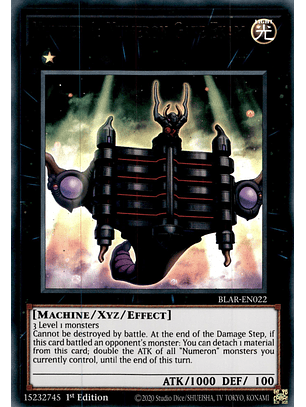 Number 1: Numeron Gate Ekam - BLAR-EN022 - Ultra Rare