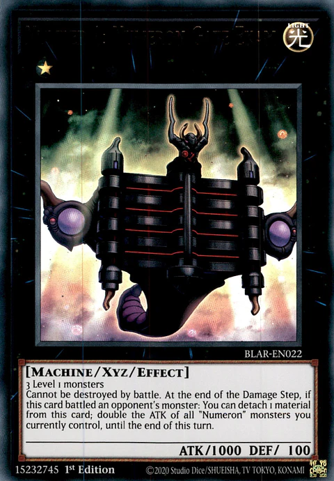 Number 1: Numeron Gate Ekam - BLAR-EN022 - Ultra Rare