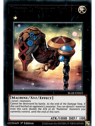 Number 2: Numeron Gate Dve - BLAR-EN023 - Ultra Rare