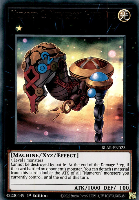 Number 2: Numeron Gate Dve - BLAR-EN023 - Ultra Rare