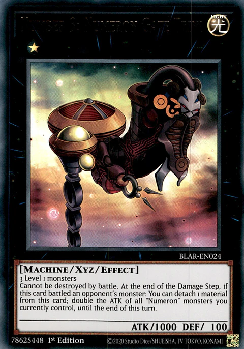 Number 3: Numeron Gate Trini - BLAR-EN024 - Ultra Rare