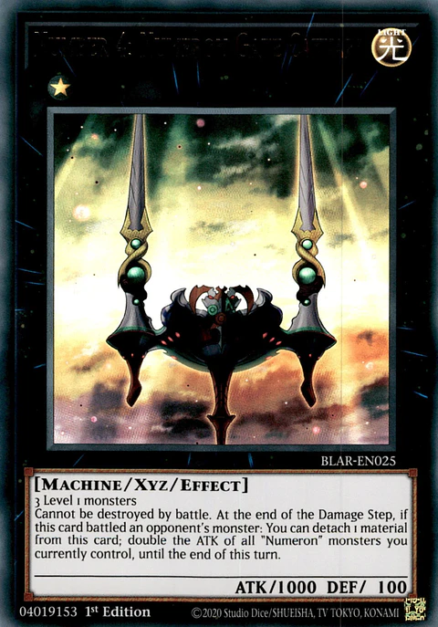 Number 4: Numeron Gate Catvari - BLAR-EN025 - Ultra Rare