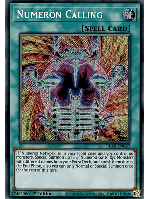 Numeron Calling - BLAR-EN027 - Secret Rare