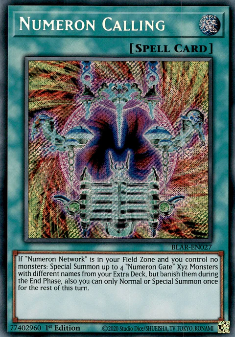 Numeron Calling - BLAR-EN027 - Secret Rare