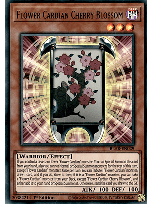 Flower Cardian Cherry Blossom - BLAR-EN029 - Ultra Rare