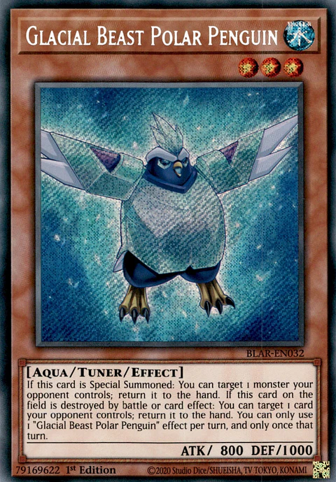 Glacial Beast Polar Penguin - BLAR-EN032 - Secret Rare