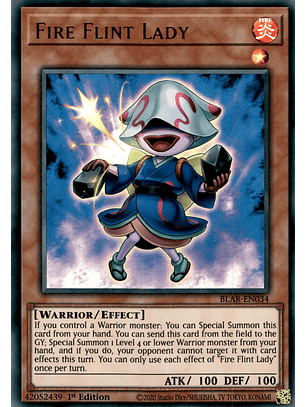 Fire Flint Lady - BLAR-EN034 - Ultra Rare