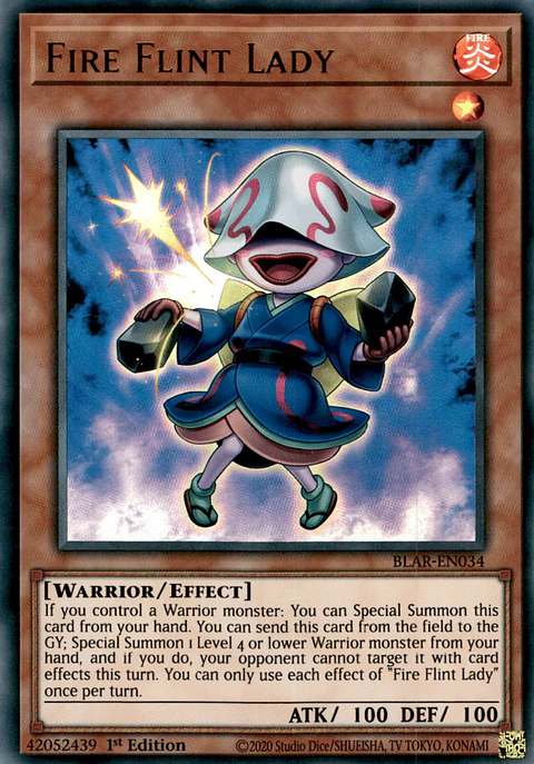 Fire Flint Lady - BLAR-EN034 - Ultra Rare