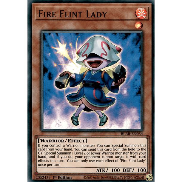 Fire Flint Lady - BLAR-EN034 - Ultra Rare