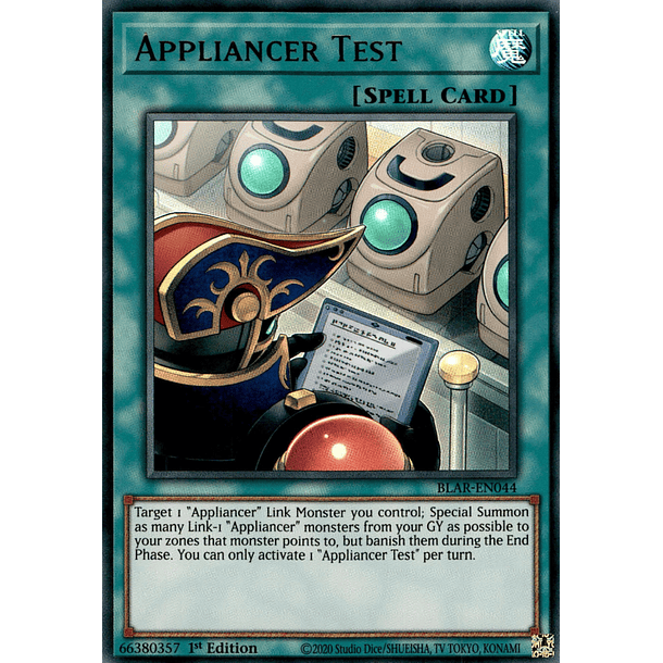 Appliancer Test - BLAR-EN044 - Ultra Rare