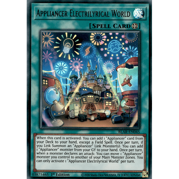 Appliancer Electrilyrical World - BLAR-EN045 - Ultra Rare