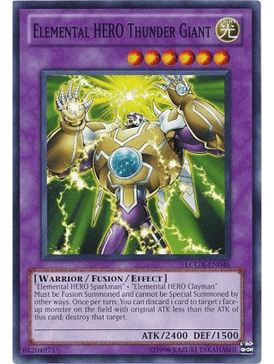 Elemental Hero Thunder Giant - LCGX-EN046 - Common 