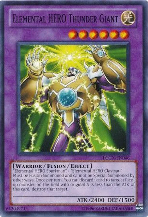 Elemental Hero Thunder Giant - LCGX-EN046 - Common 