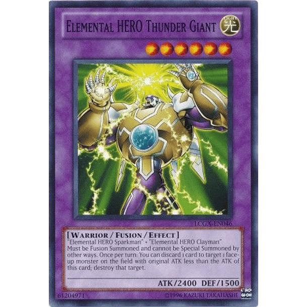 Elemental Hero Thunder Giant - LCGX-EN046 - Common 