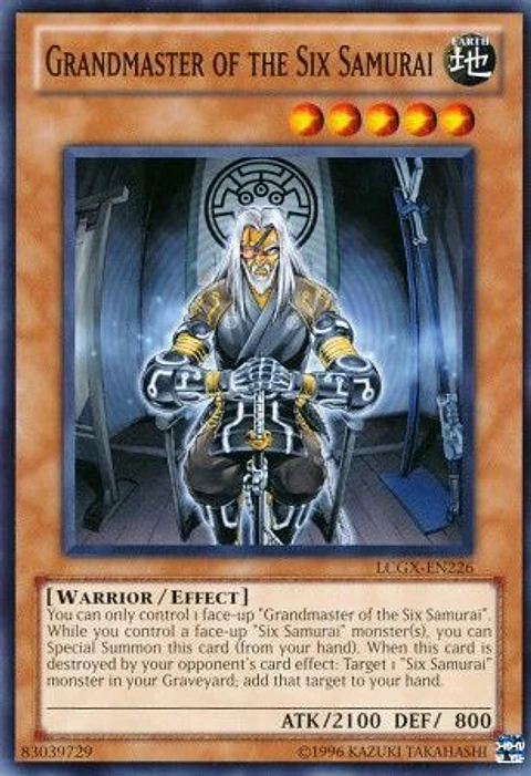 Grandmaster of the Six Samurai - LCGX-EN226 - Common
