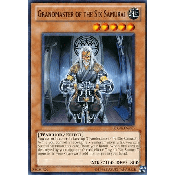 Grandmaster of the Six Samurai - LCGX-EN226 - Common