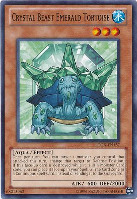 Crystal Beast Emerald Tortoise - LCGX-EN157 - Common