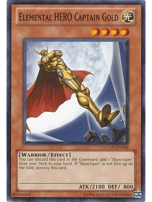 Elemental Hero Captain Gold - LCGX-EN026 - Common