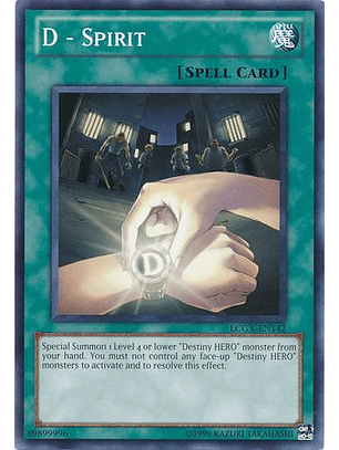 D - Spirit - LCGX-EN142 - Common