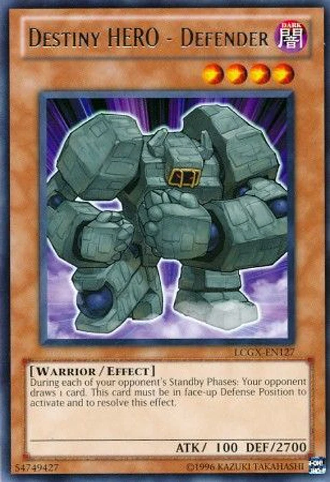 Destiny Hero - Defender - LCGX-EN127 - Rare