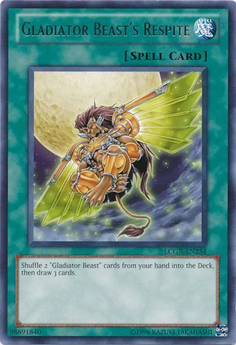 Gladiator Beast's Respite - LCGX-EN254 - Rare