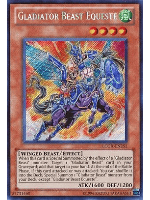 Gladiator Beast Equeste - LCGX-EN251 - Secret Rare