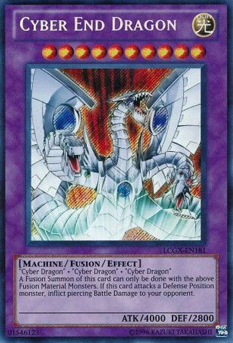 Cyber End Dragon - LCGX-EN181 - Secret Rare 1st Edition 