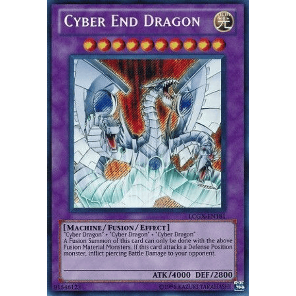 Cyber End Dragon - LCGX-EN181 - Secret Rare 1st Edition 